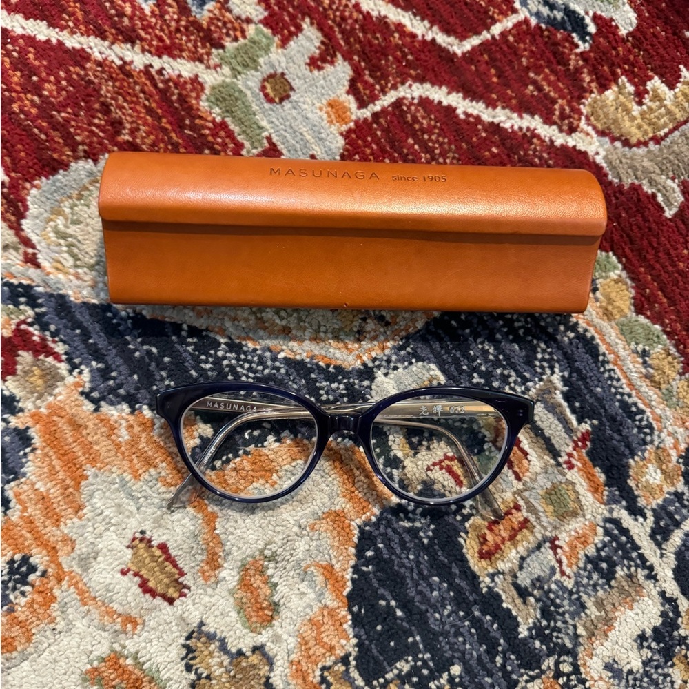 Masunaga #072 Eyeglasses Prescription Made In Japan Unisex